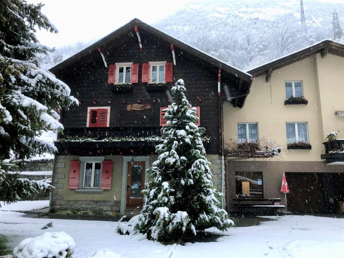 Zimmervermietung Ackersand Stalden Exterior foto